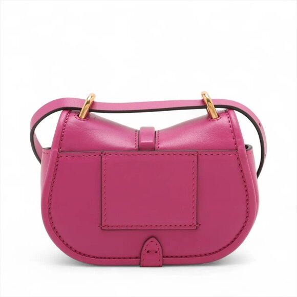 Fendi C'mon Nano Leather Shoulder bag Pink 7AS219 - Picture 2 of 9